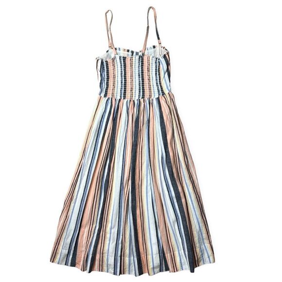 Free People Stripped Flowy Midi Dress - Picture 5 of 13